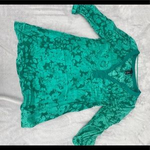 H&M Green Blouse with Belt